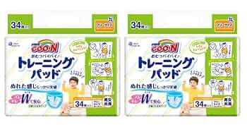 GOO.N トレーニングパッド 34枚入 フリーサイズ トレーニングパッド フリーサイズ グーン 安心トレーニング 34枚